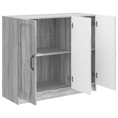 Dressoir Grijs sonoma 89 x 34,5 x 77 cm Bewerkt hout