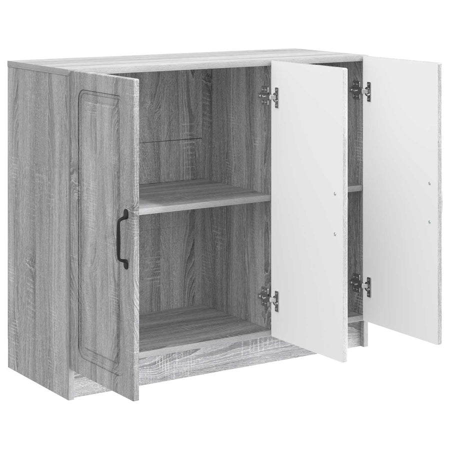 Dressoir Grijs sonoma 89 x 34,5 x 77 cm Bewerkt hout