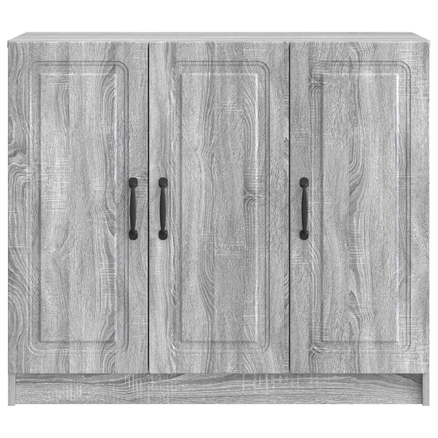 Dressoir Grijs sonoma 89 x 34,5 x 77 cm Bewerkt hout