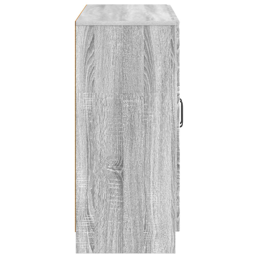 Dressoir Grijs sonoma 89 x 34,5 x 77 cm Bewerkt hout