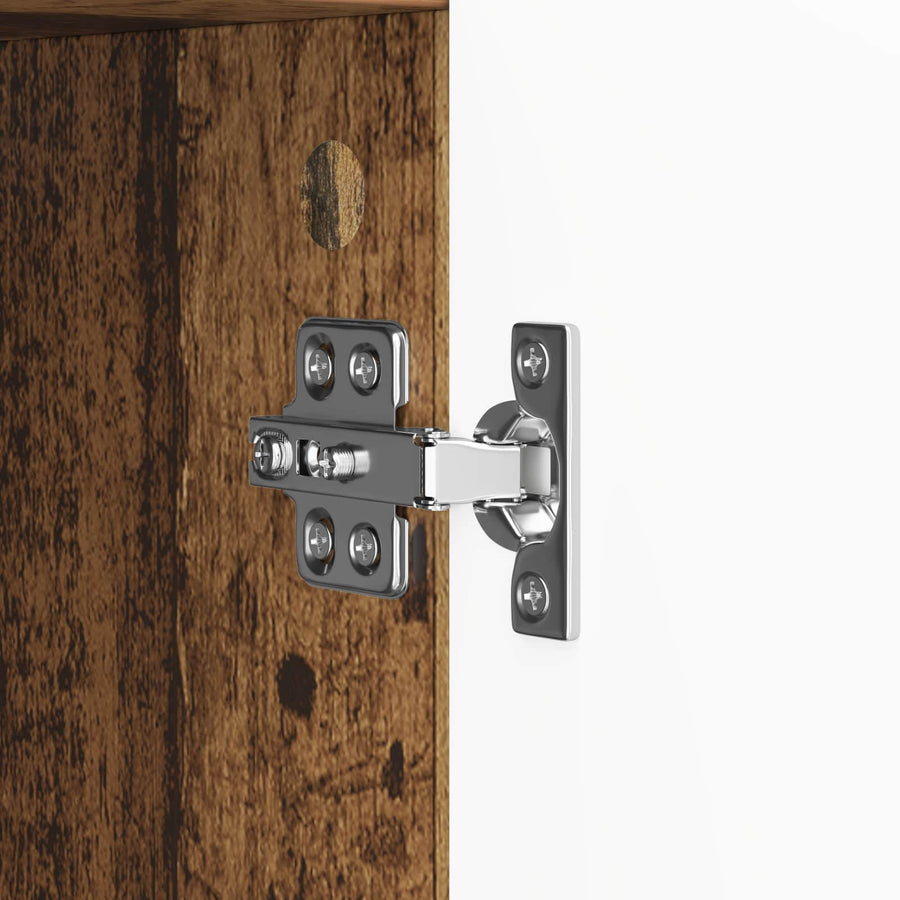 Dressoir Oud hout 89 x 34,5 x 77 cm Bewerkt hout