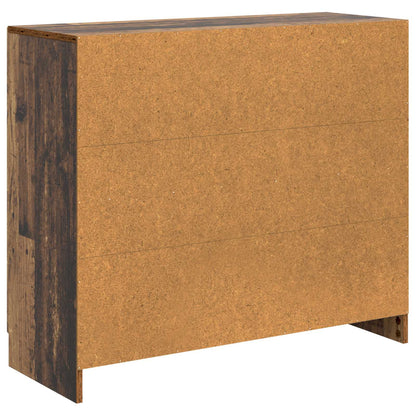 Dressoir Oud hout 89 x 34,5 x 77 cm Bewerkt hout