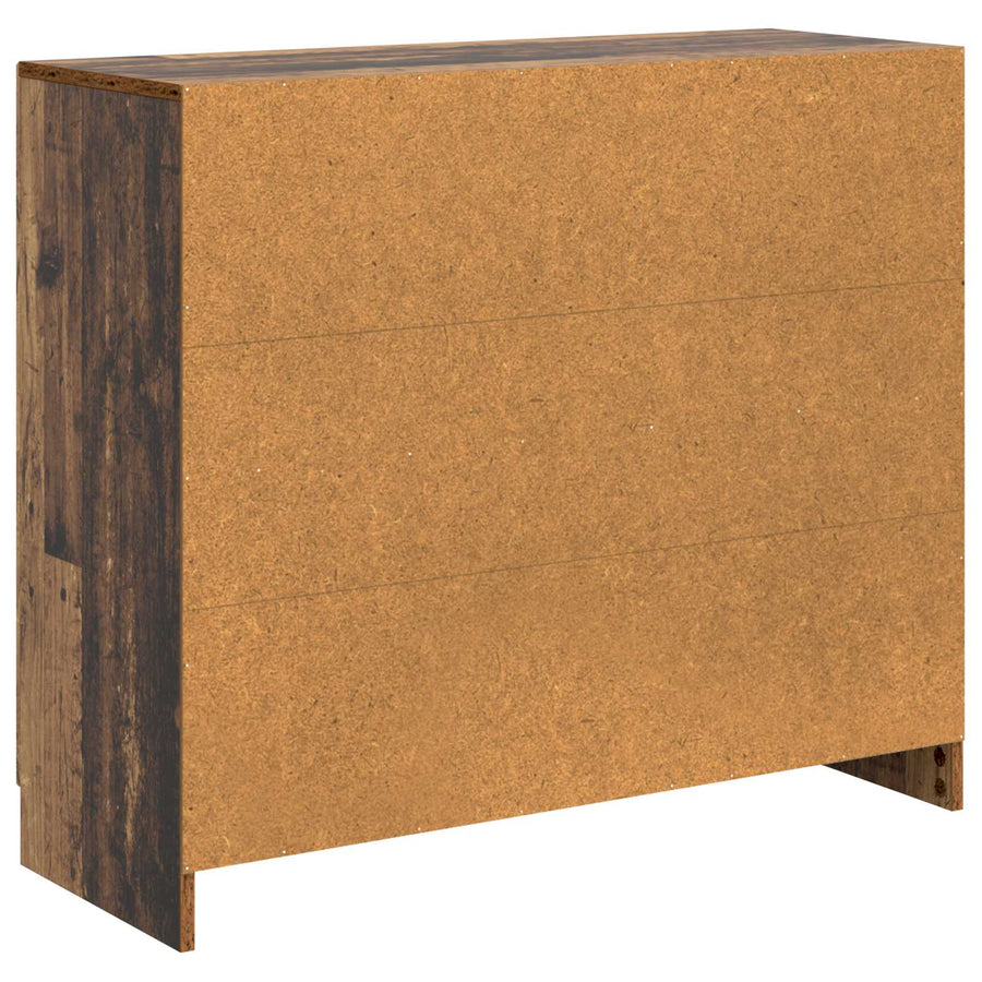 Dressoir Oud hout 89 x 34,5 x 77 cm Bewerkt hout