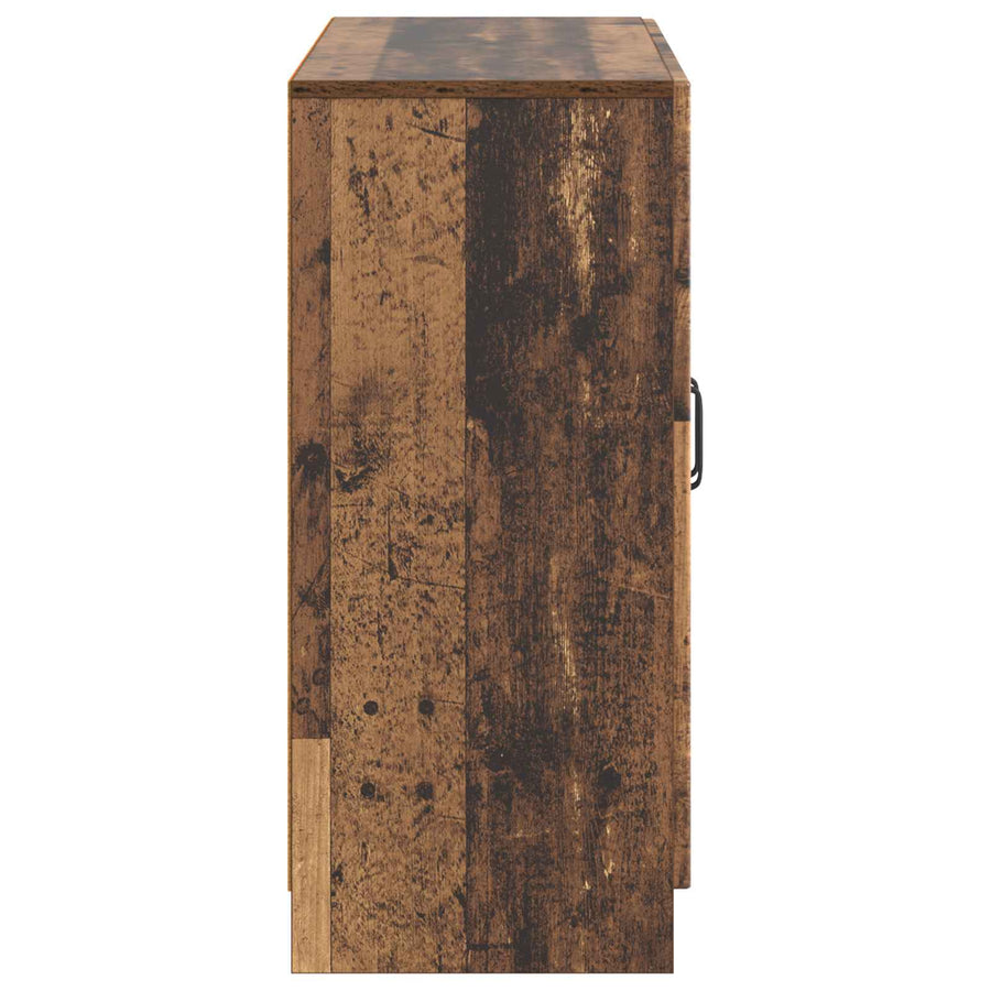 Dressoir Oud hout 89 x 34,5 x 77 cm Bewerkt hout