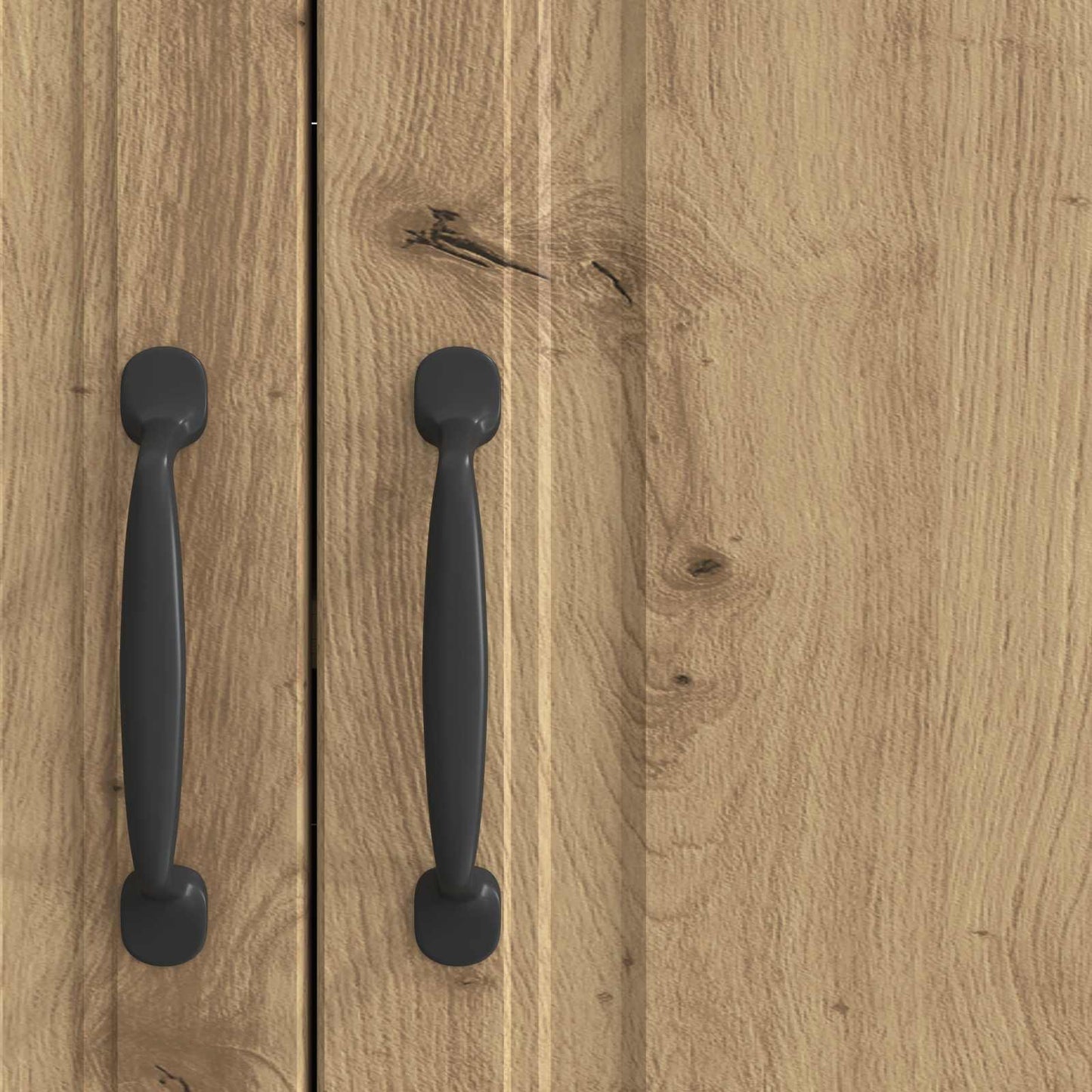 Dressoir Artisanaal eiken 89 x 34,5 x 77 cm Bewerkt hout