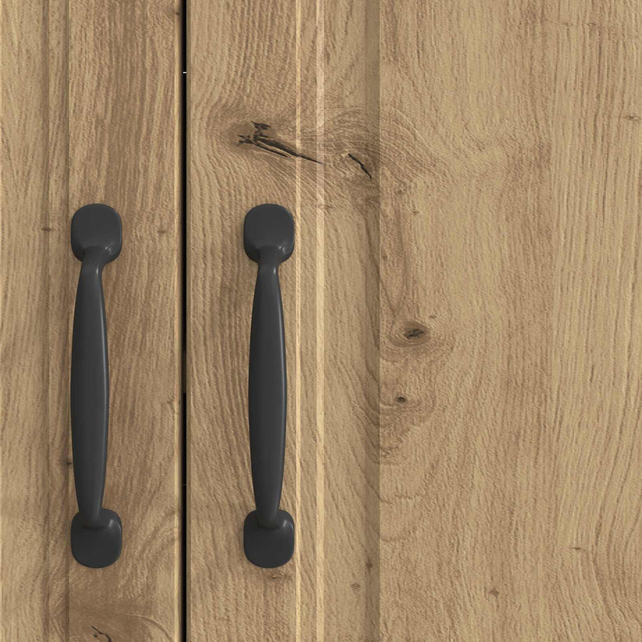 Dressoir Artisanaal eiken 89 x 34,5 x 77 cm Bewerkt hout
