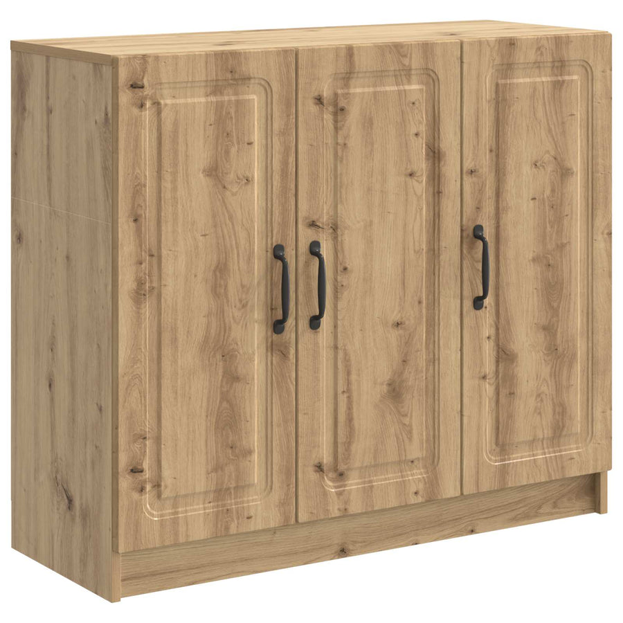 Dressoir Artisanaal eiken 89 x 34,5 x 77 cm Bewerkt hout