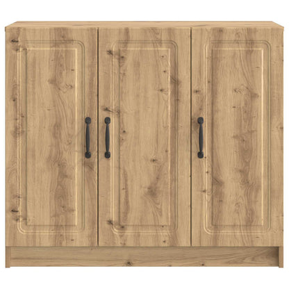Dressoir Artisanaal eiken 89 x 34,5 x 77 cm Bewerkt hout