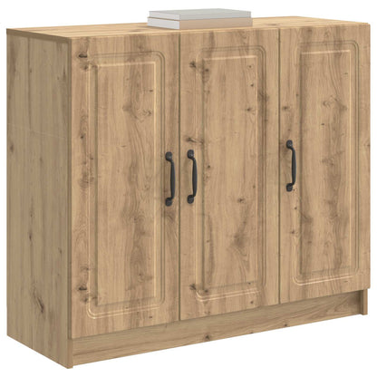 Dressoir Artisanaal eiken 89 x 34,5 x 77 cm Bewerkt hout