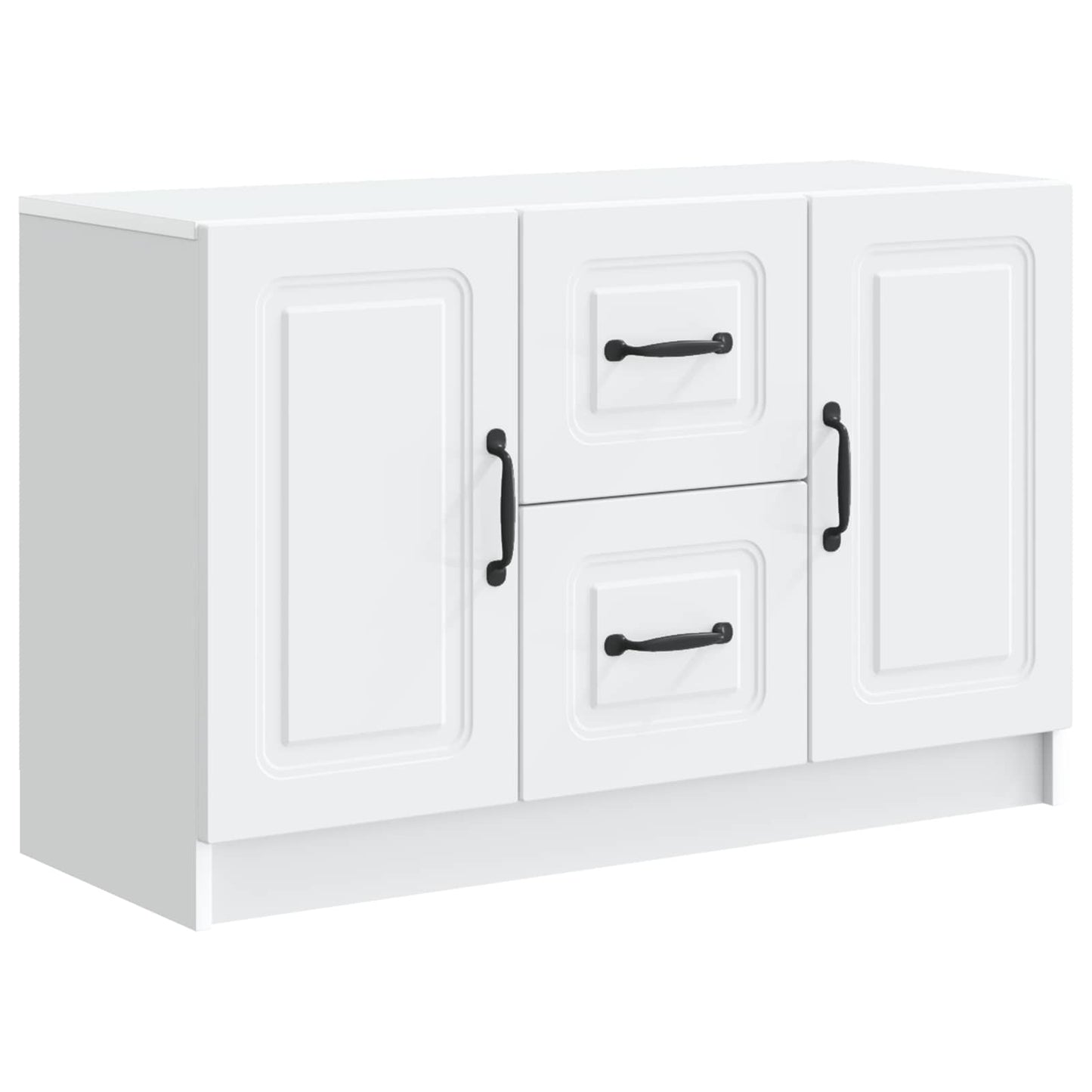 Dressoir met lade Wit 89 x 34,5 x 57 cm Bewerkt hout