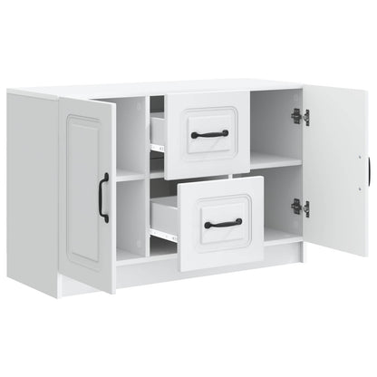 Dressoir met lade Wit 89 x 34,5 x 57 cm Bewerkt hout