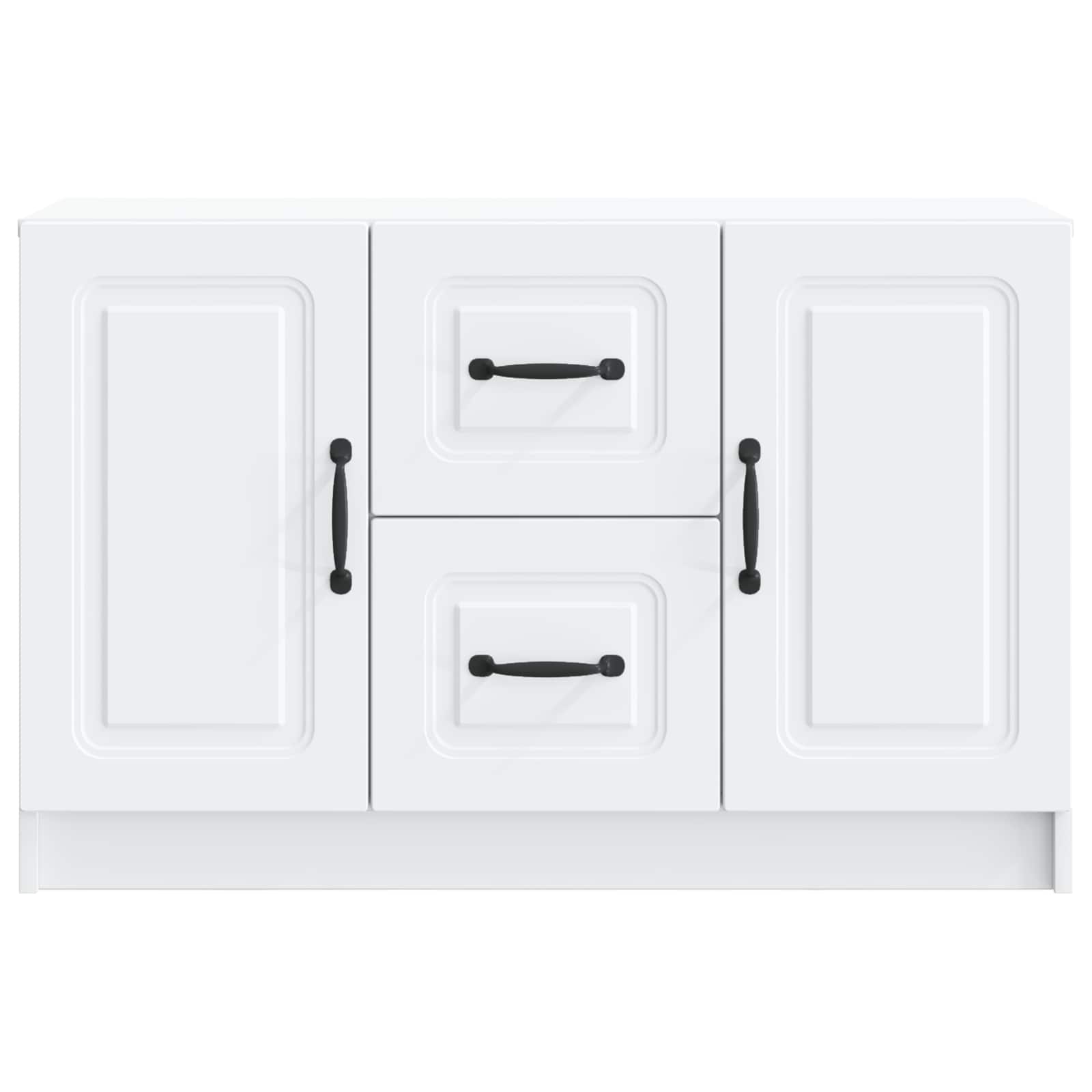 Dressoir met lade Wit 89 x 34,5 x 57 cm Bewerkt hout