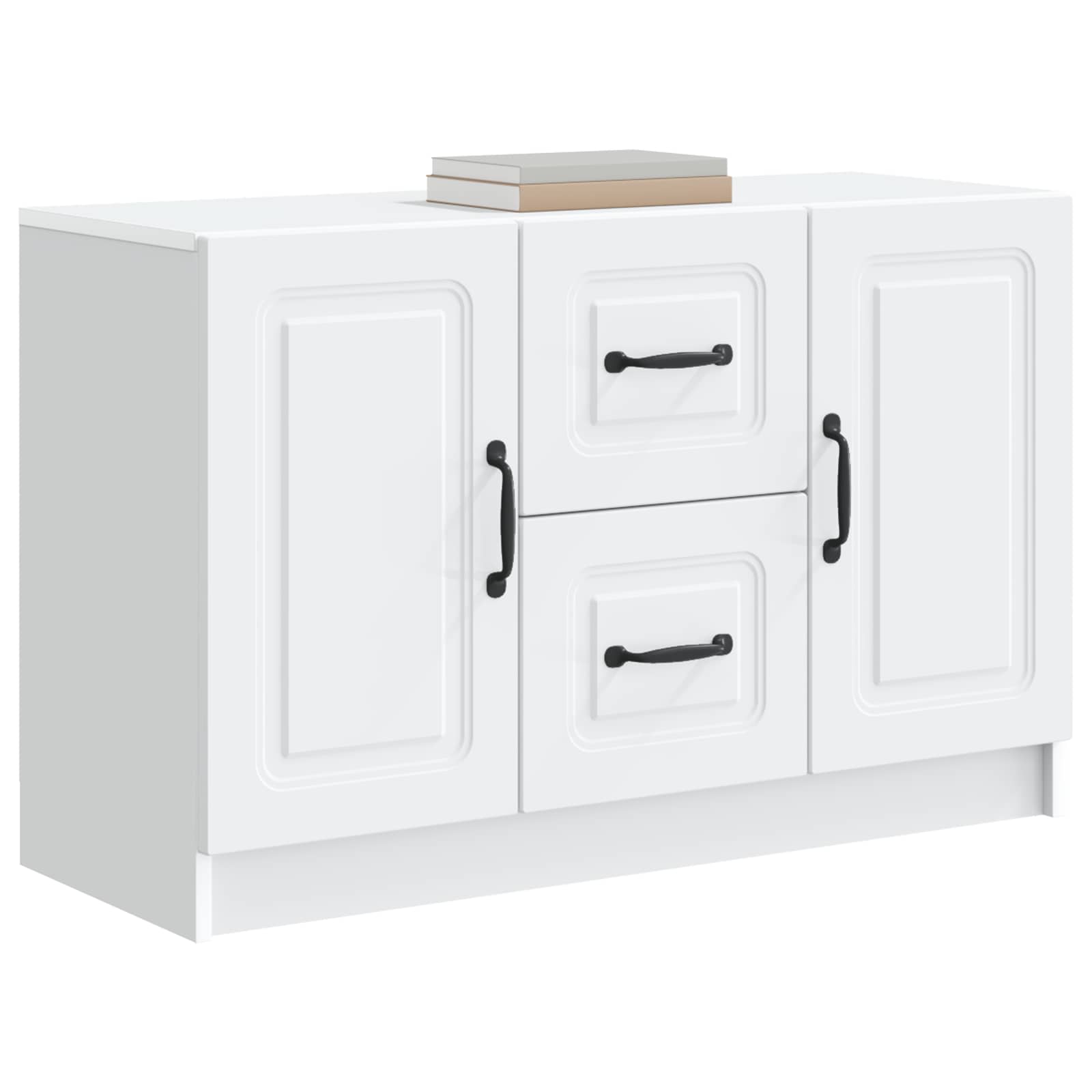 Dressoir met lade Wit 89 x 34,5 x 57 cm Bewerkt hout