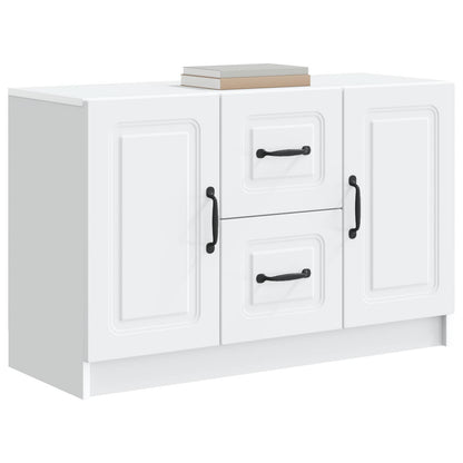 Dressoir met lade Wit 89 x 34,5 x 57 cm Bewerkt hout