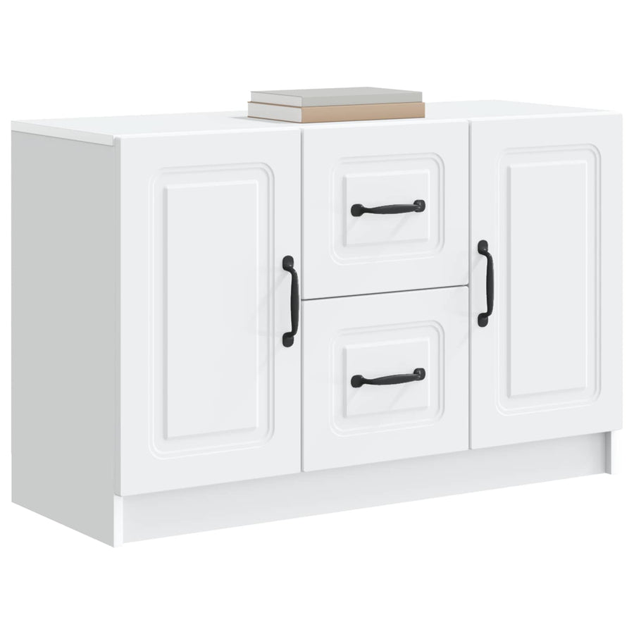 Dressoir met lade Wit 89 x 34,5 x 57 cm Bewerkt hout