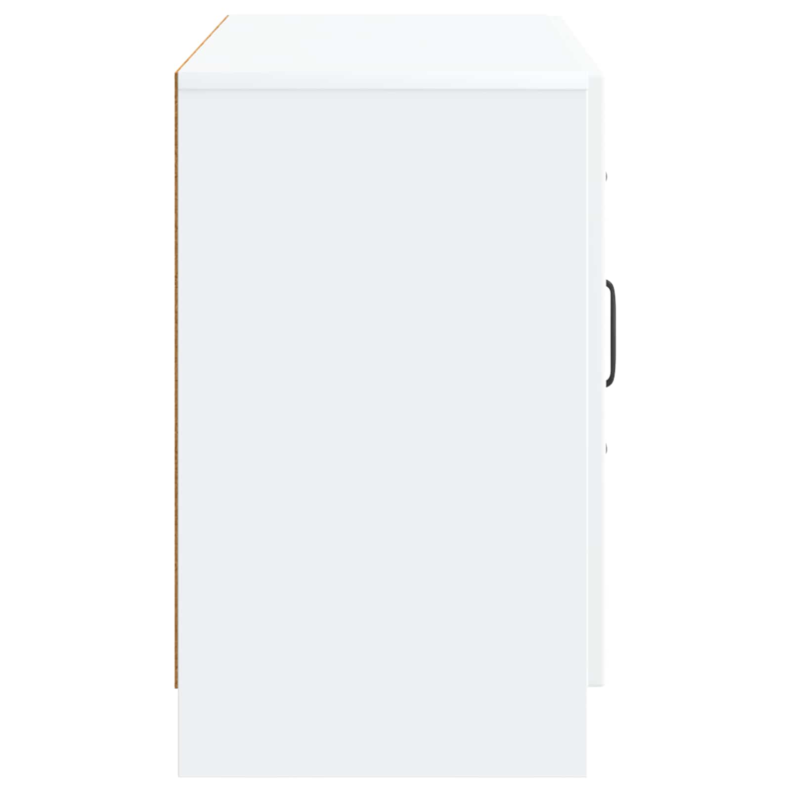 Dressoir met lade Wit 89 x 34,5 x 57 cm Bewerkt hout