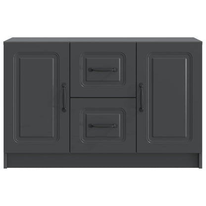 Dressoir met lade Zwart 89 x 34,5 x 57 cm Bewerkt hout