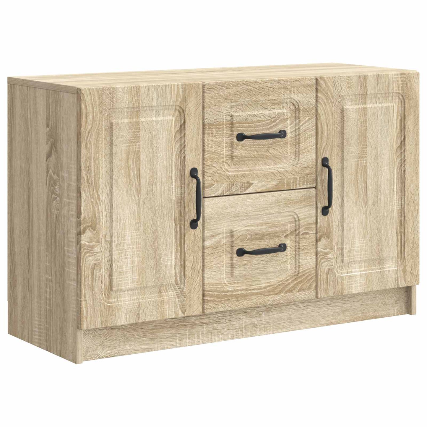 Dressoir met lade Sonoma Eiken 89 x 34,5 x 57 cm Bewerkt hout