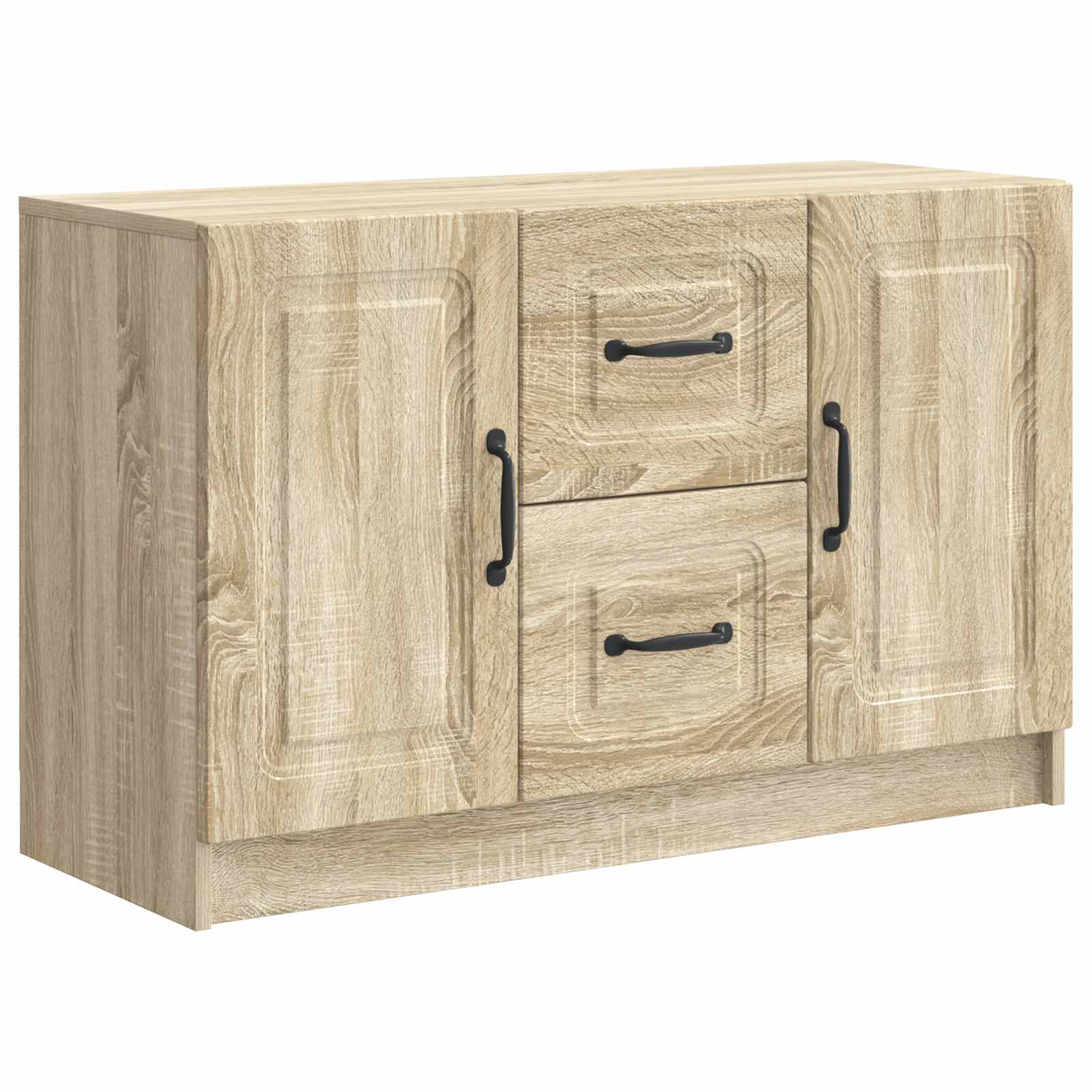 Dressoir met lade Sonoma Eiken 89 x 34,5 x 57 cm Bewerkt hout