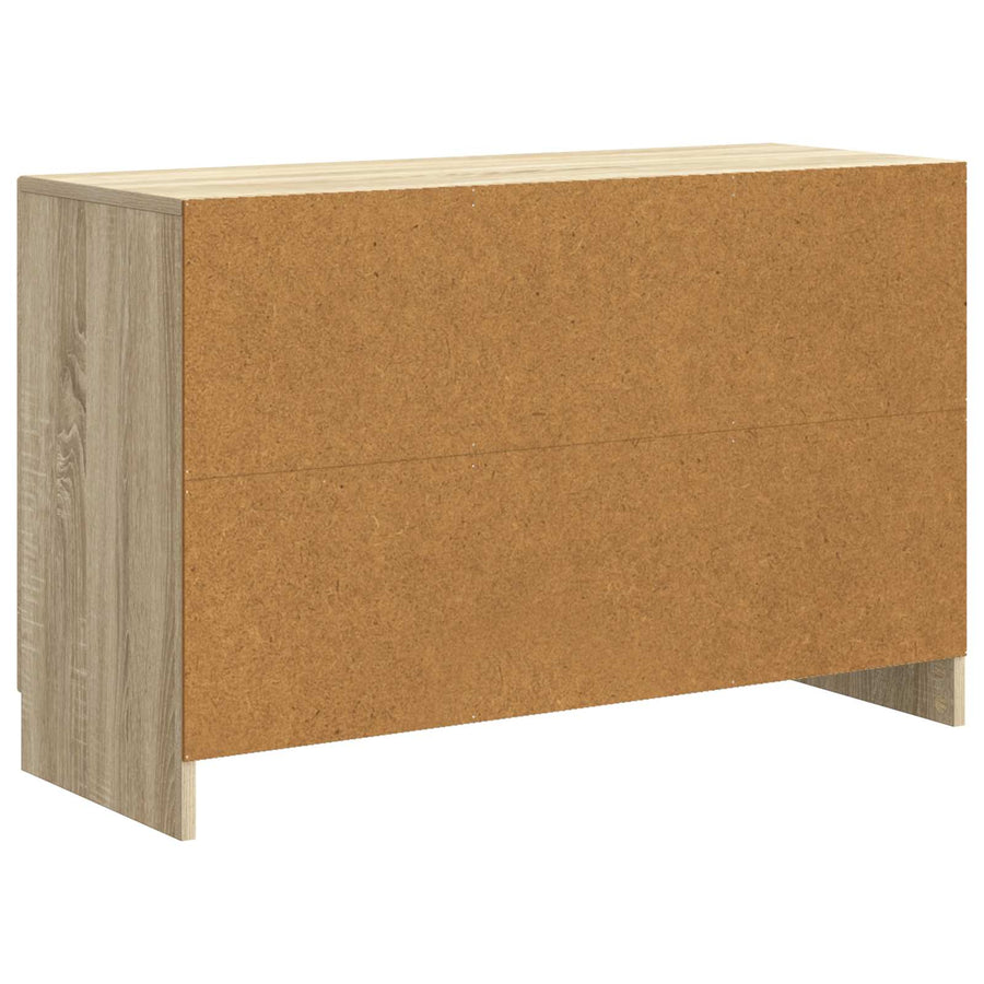 Dressoir met lade Sonoma Eiken 89 x 34,5 x 57 cm Bewerkt hout