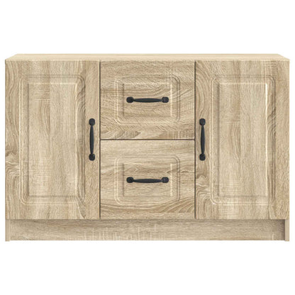 Dressoir met lade Sonoma Eiken 89 x 34,5 x 57 cm Bewerkt hout