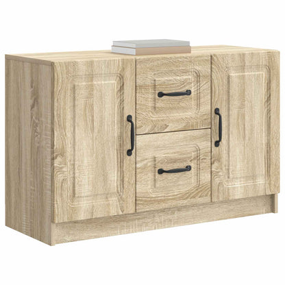 Dressoir met lade Sonoma Eiken 89 x 34,5 x 57 cm Bewerkt hout