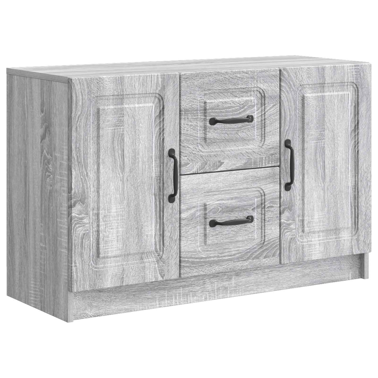Dressoir met lade Grijs sonoma 89 x 34,5 x 57 cm Bewerkt hout