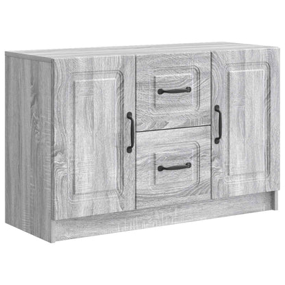 Dressoir met lade Grijs sonoma 89 x 34,5 x 57 cm Bewerkt hout