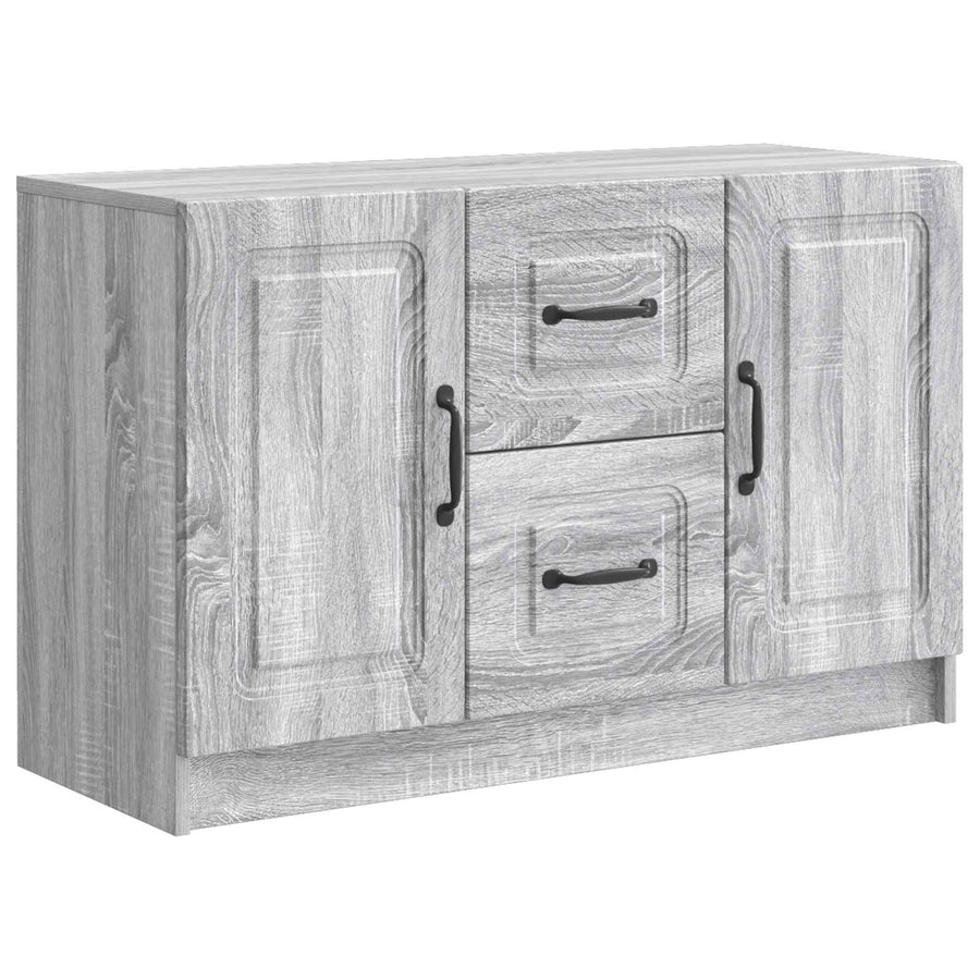 Dressoir met lade Grijs sonoma 89 x 34,5 x 57 cm Bewerkt hout