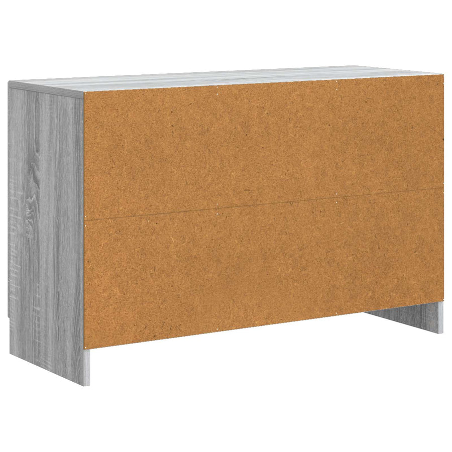 Dressoir met lade Grijs sonoma 89 x 34,5 x 57 cm Bewerkt hout