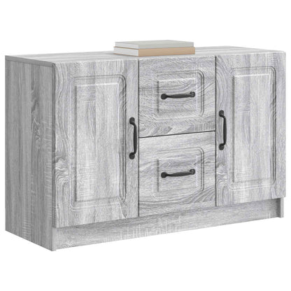 Dressoir met lade Grijs sonoma 89 x 34,5 x 57 cm Bewerkt hout