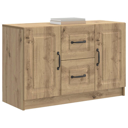 Dressoir Artisanaal eiken 89 x 34,5 x 57 cm Bewerkt hout