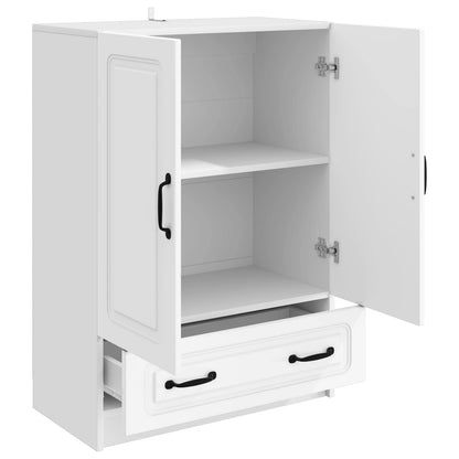Dressoir met lade Wit 66 x 34,5 x 92 cm Bewerkt hout
