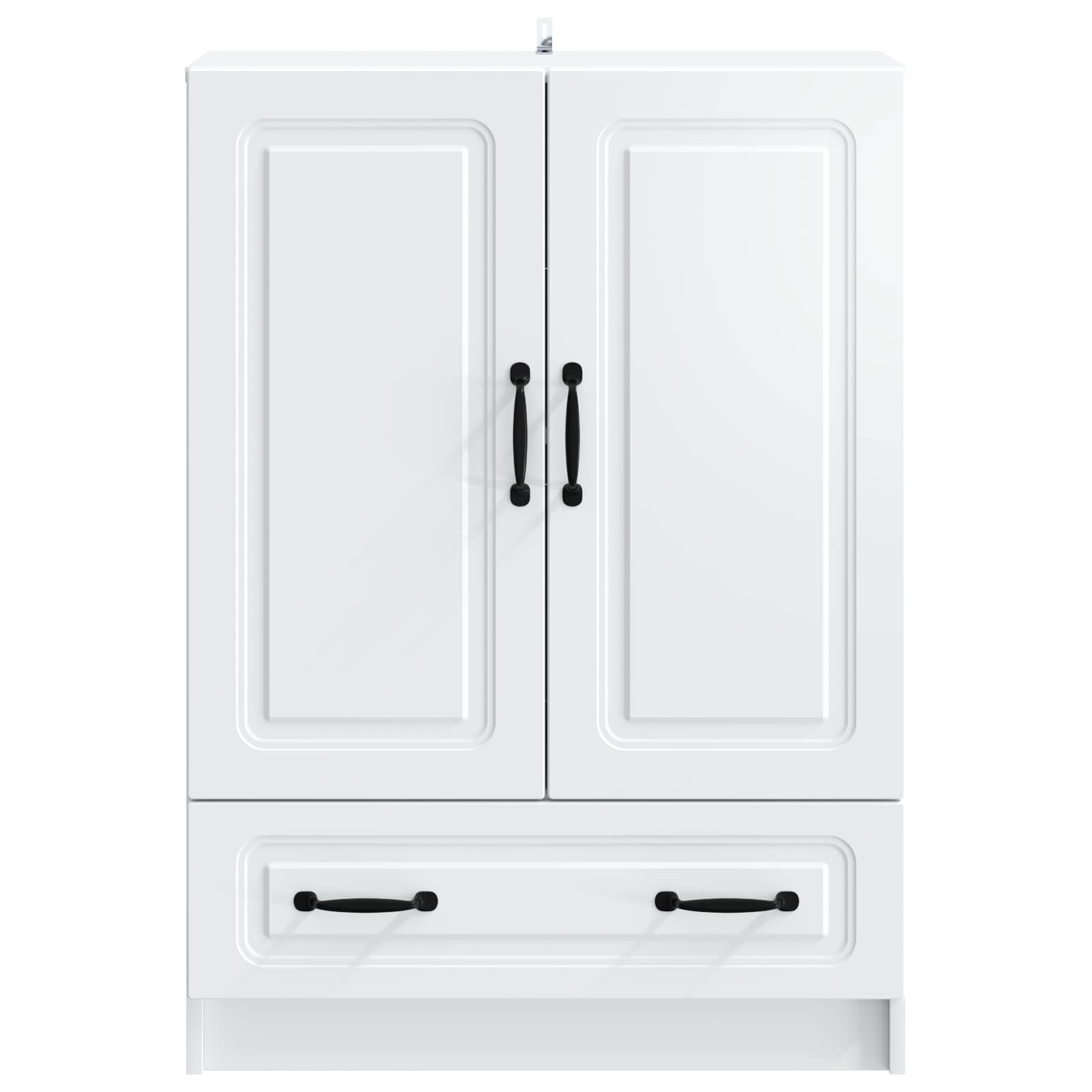 Dressoir met lade Wit 66 x 34,5 x 92 cm Bewerkt hout