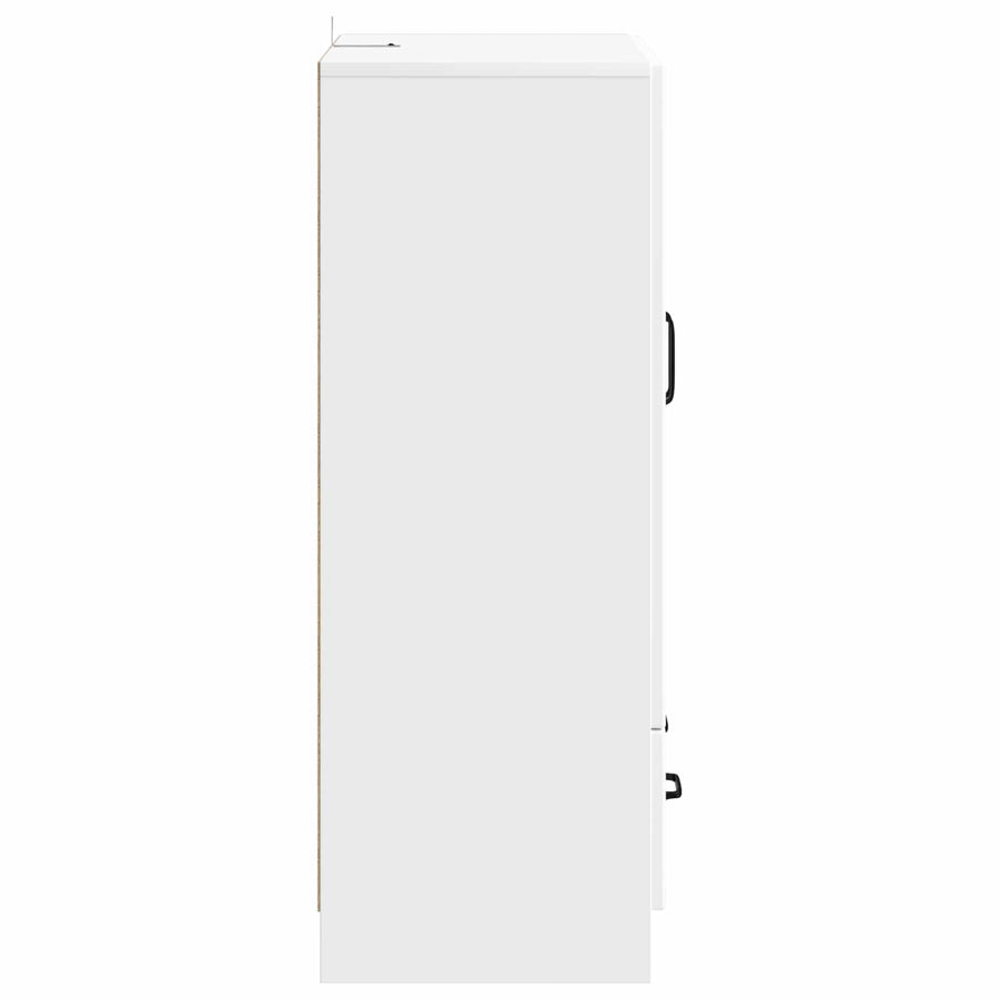 Dressoir met lade Wit 66 x 34,5 x 92 cm Bewerkt hout