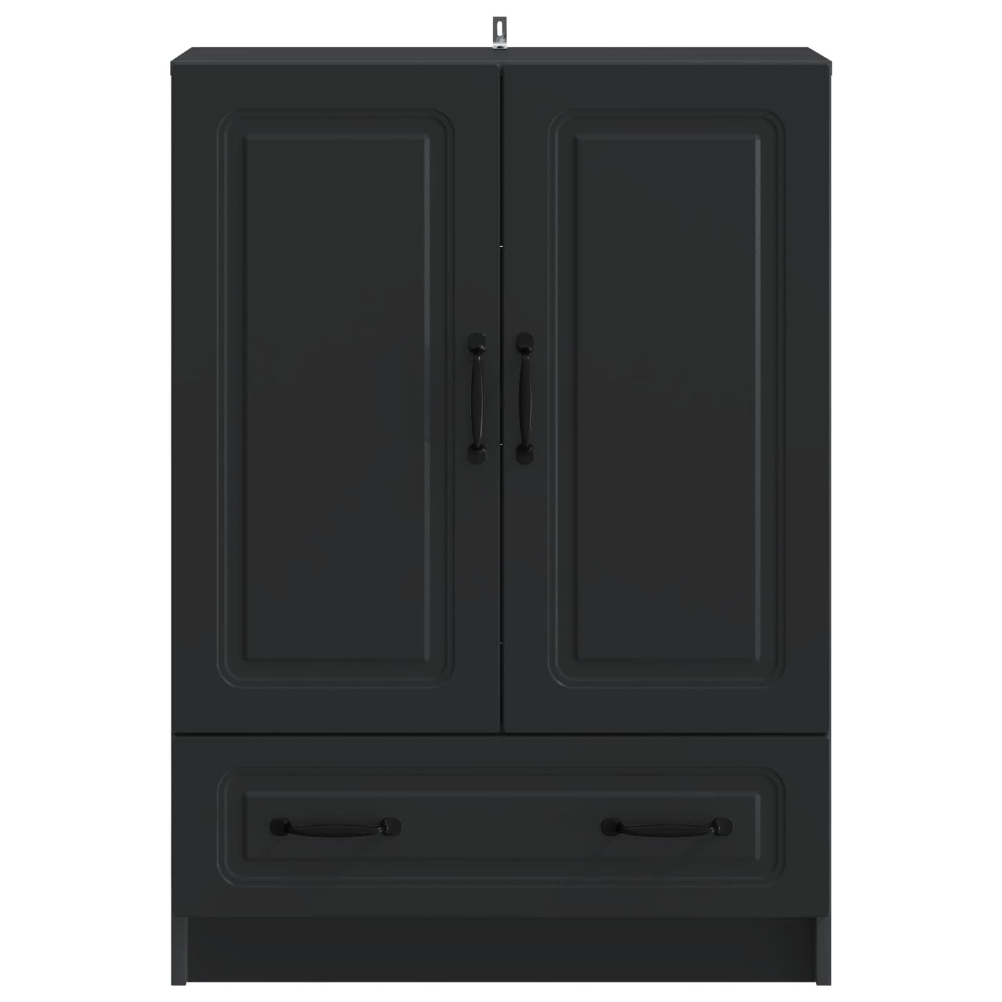 Dressoir met lade Zwart 66 x 34,5 x 92 cm Bewerkt hout