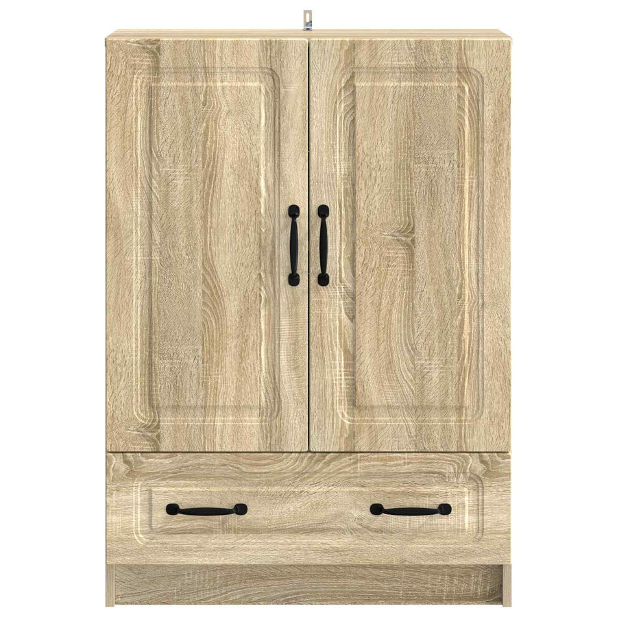 Dressoir met lade Sonoma Eiken 66 x 34,5 x 92 cm Bewerkt hout