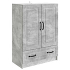 Sideboard with drawer Concrete Grey 66 x 34.5 x 92 cm Engineered wood