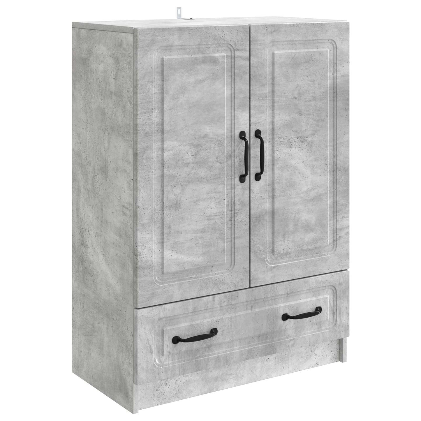 Dressoir met lade Betongrijs 66 x 34,5 x 92 cm Bewerkt hout