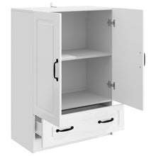 Dressoir met lade Hoogglans Wit 66 x 34,5 x 92 cm Bewerkt hout
