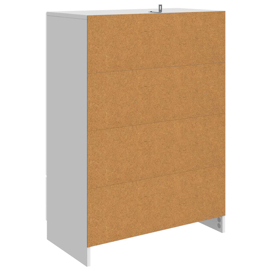 Dressoir met lade Hoogglans Wit 66 x 34,5 x 92 cm Bewerkt hout