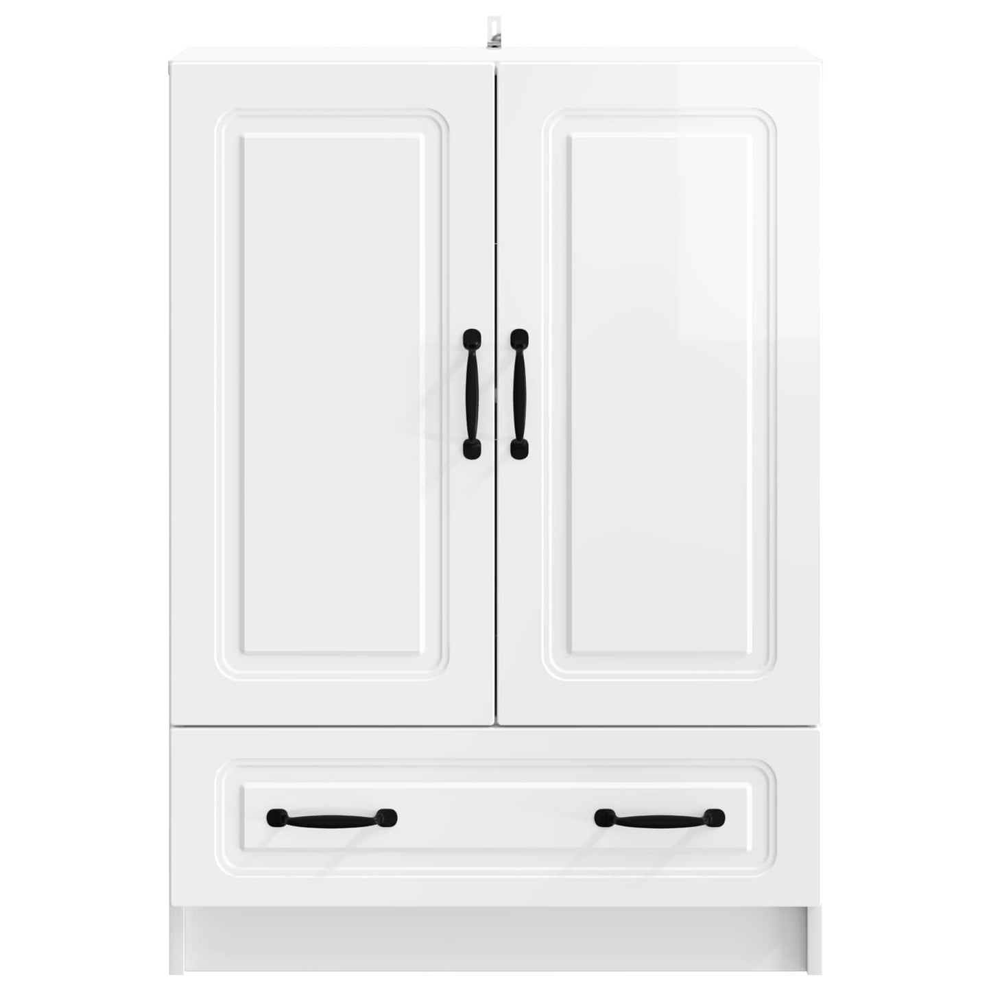 Dressoir met lade Hoogglans Wit 66 x 34,5 x 92 cm Bewerkt hout