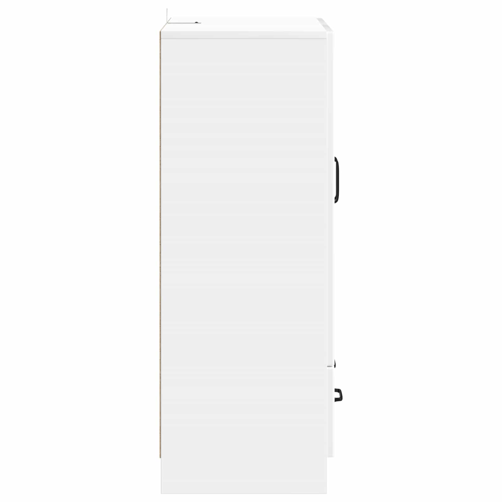 Dressoir met lade Hoogglans Wit 66 x 34,5 x 92 cm Bewerkt hout
