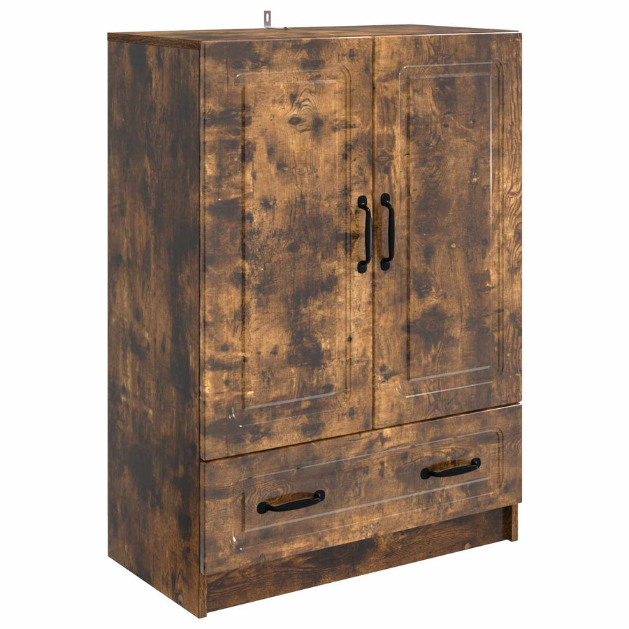 Dressoir met lade Gerookt eiken 66 x 34,5 x 92 cm Bewerkt hout