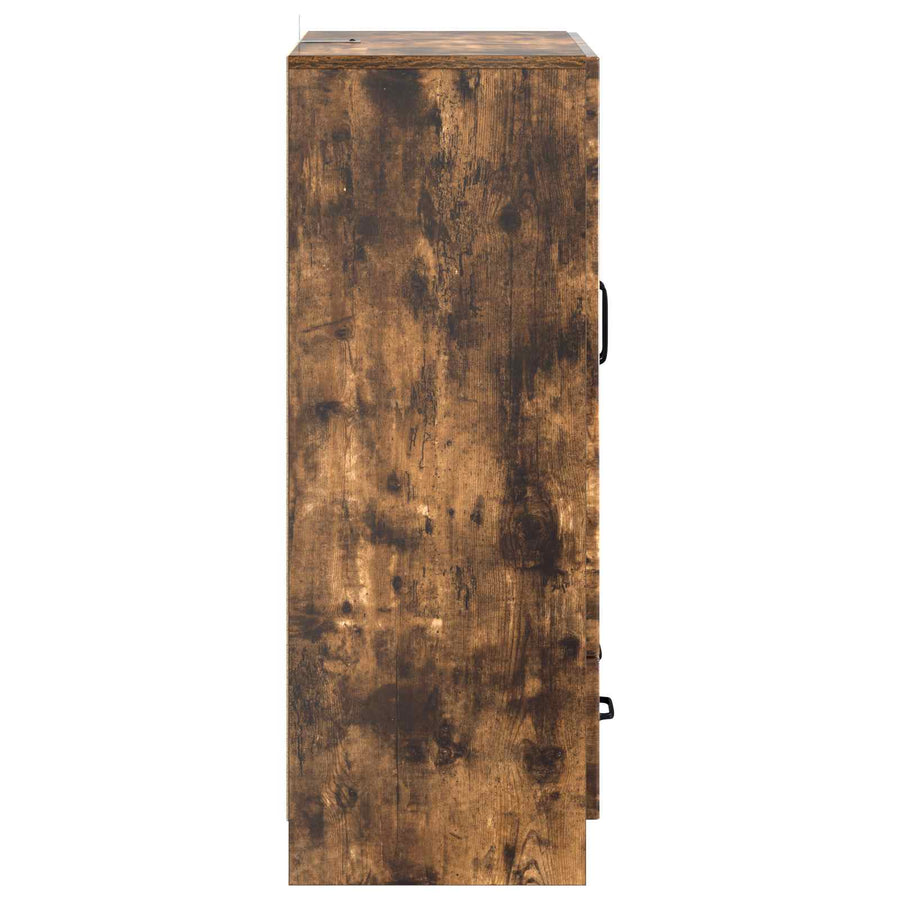 Dressoir met lade Gerookt eiken 66 x 34,5 x 92 cm Bewerkt hout