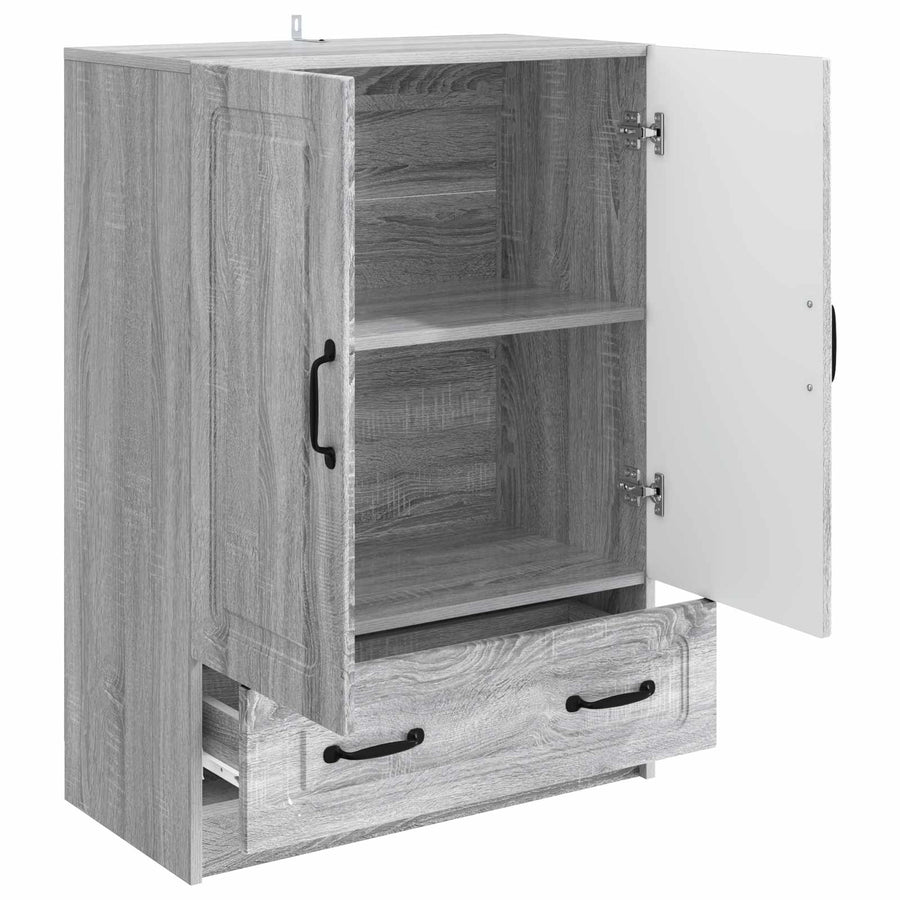 Dressoir met lade Grijs sonoma 66 x 34,5 x 92 cm Bewerkt hout