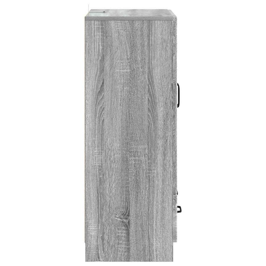 Dressoir met lade Grijs sonoma 66 x 34,5 x 92 cm Bewerkt hout