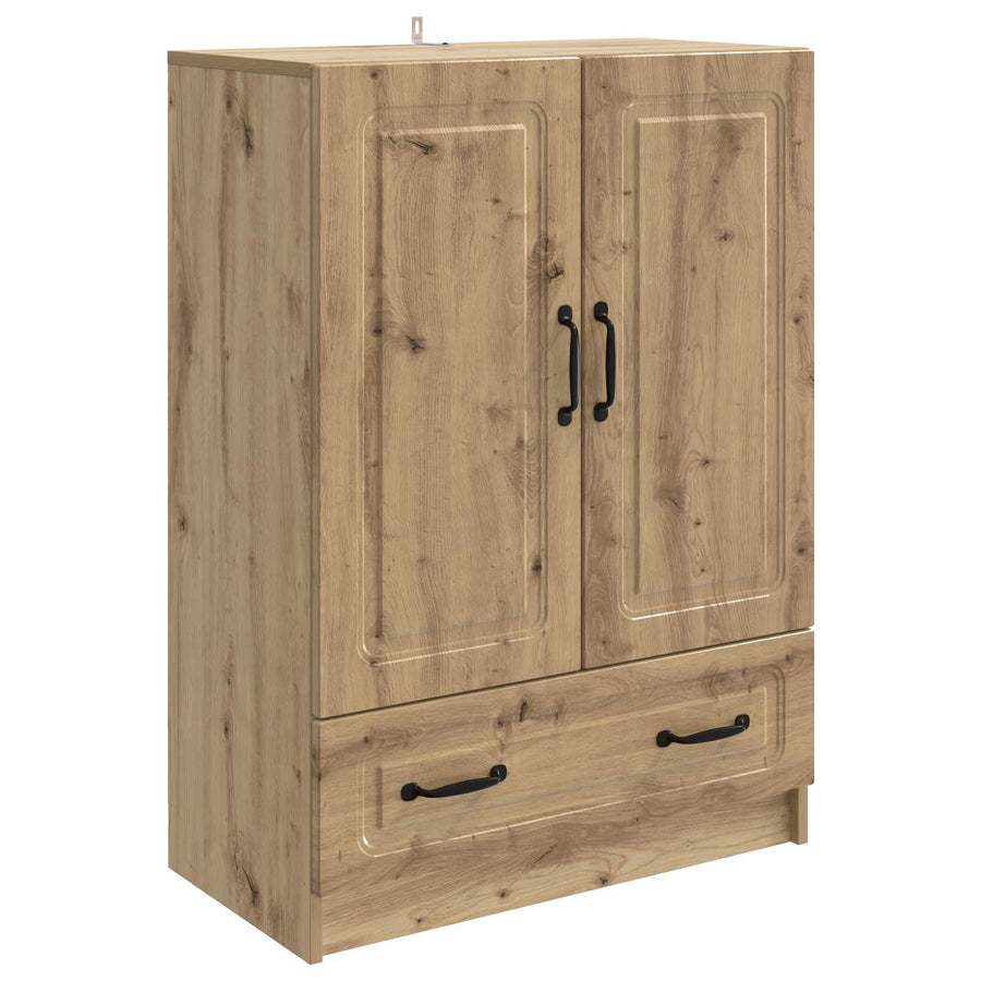 Dressoir Artisanaal eiken 66 x 34,5 x 92 cm Bewerkt hout