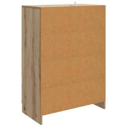 Dressoir Artisanaal eiken 66 x 34,5 x 92 cm Bewerkt hout