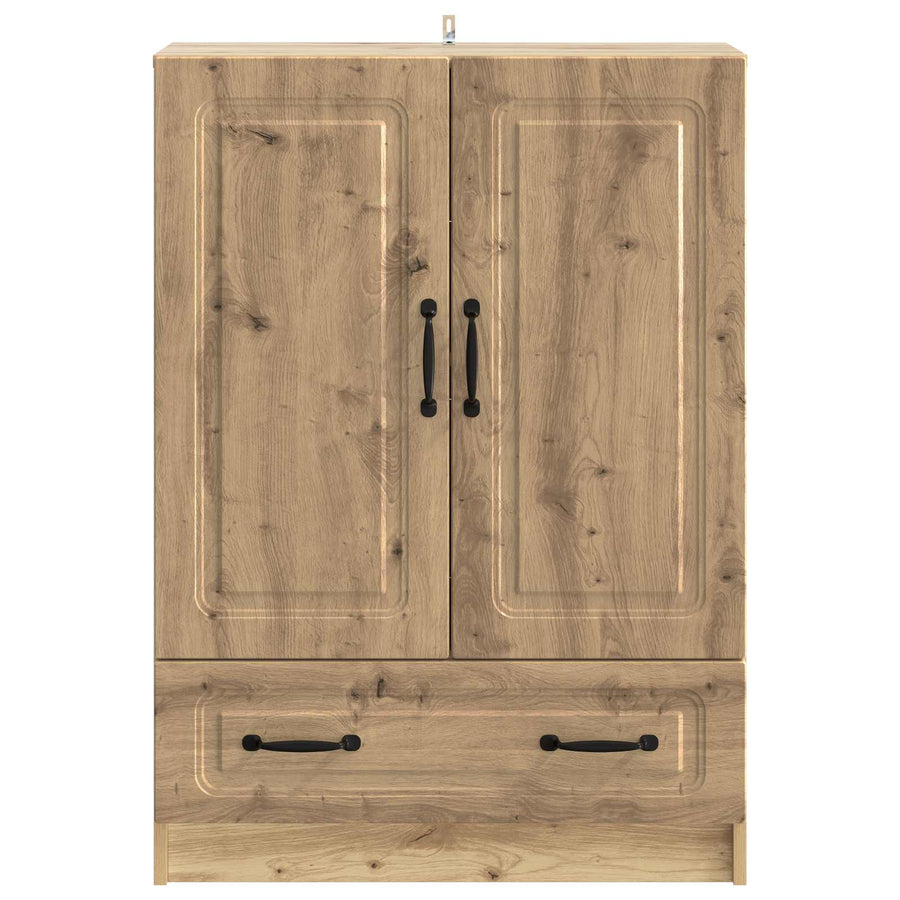 Dressoir Artisanaal eiken 66 x 34,5 x 92 cm Bewerkt hout